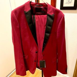 Oxblood ASOS Skinny Tuxedo